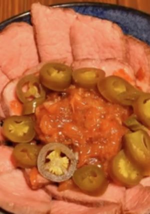 ローストビーフハラペーニョ丼(川村飯店)-レシピのメイン写真