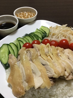 レンチン☆海南鶏飯 3種ダレ-レシピのメイン写真