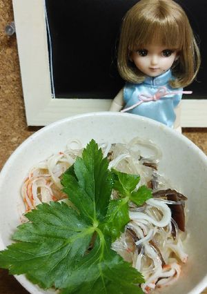 リカちゃん♡アジアンꕤきくらげ春雨サラダ-レシピのメイン写真