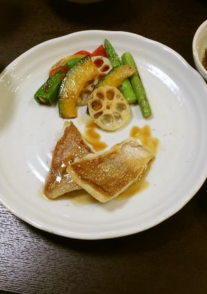 真鯛のムニエル　レモンバター醤油で-レシピのメイン写真
