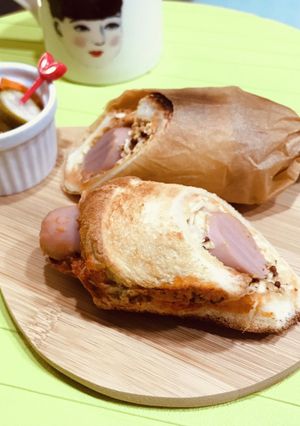 食パンdeソーセージドッグ-レシピのメイン写真