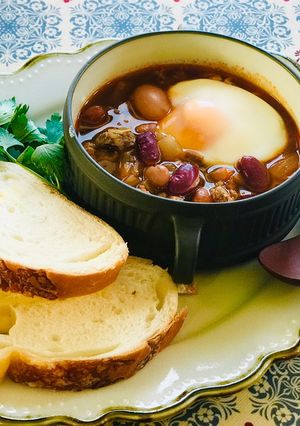 栄養満点☆牛肉と豆の赤いスープ-レシピのメイン写真