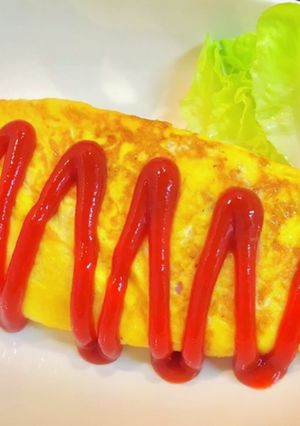 ♬ベーコンと卵のチーズ入りオムレツ♬-レシピのメイン写真
