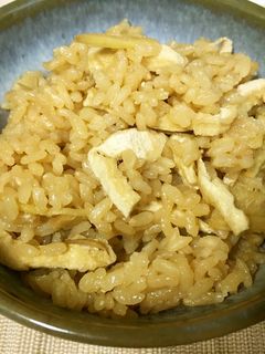 ポリ袋でしょうがご飯-レシピのメイン写真