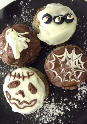 ハロウィン☆デコレーション・カップケーキ-レシピのメイン写真