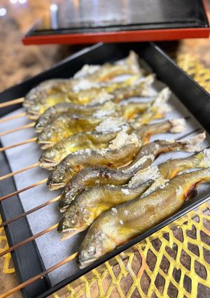 身ふっくら料亭みたいな踊り鮎の塩焼き-レシピのメイン写真