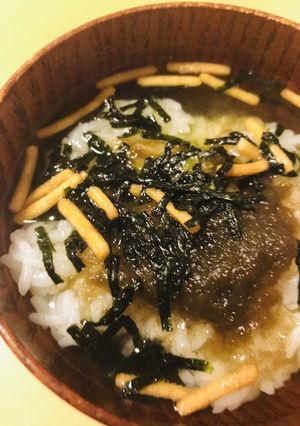 お茶漬けの素●トロロ昆布の茶漬け-レシピのメイン写真