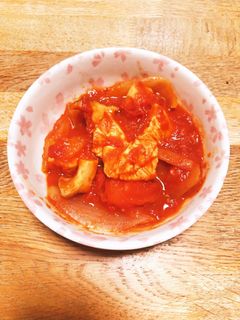 ほぼ無水!チキンのトマト煮込み【超簡単】-レシピのメイン写真