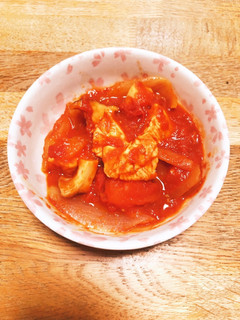 ほぼ無水!チキンのトマト煮込み【超簡単】-レシピのメイン写真
