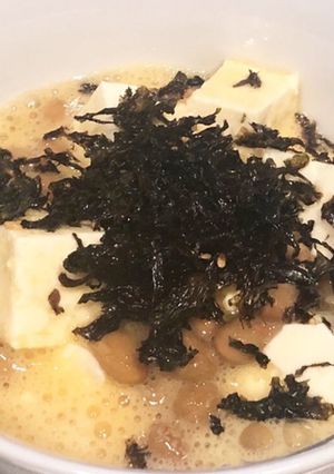 納豆豆腐の特製ごはん-レシピのメイン写真