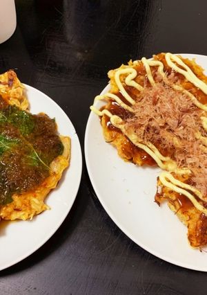 オートミールdeお好み焼き(右)-レシピのメイン写真