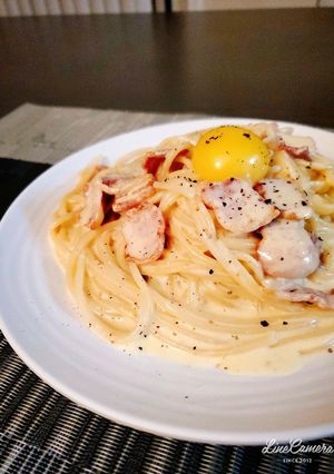 ♪生クリームと卵で濃厚カルボナーラ♪-レシピのメイン写真
