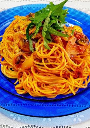 コンビーフのナポリタン-レシピのメイン写真