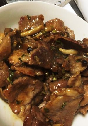 簡単　豚肉梅味噌炒め-レシピのメイン写真