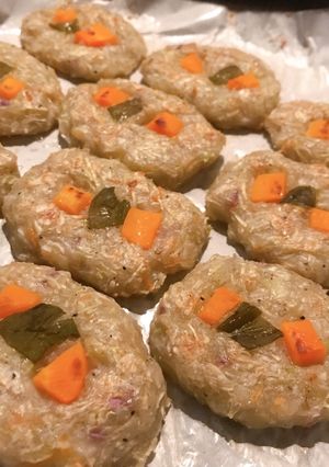 手づかみ離乳食♡しらすと豆腐のおやき-レシピのメイン写真