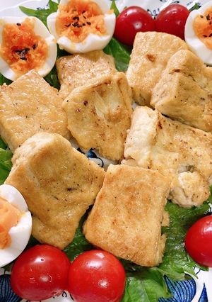 冷凍とうふの照り焼きステーキ-レシピのメイン写真
