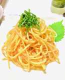 たらこスパゲティたらこバターを混ぜるだけ