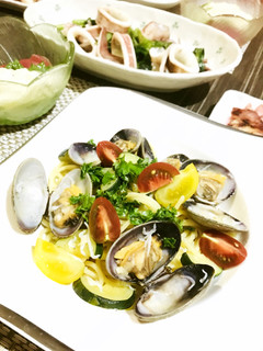 ♡ズッキーニとアサリのパスタ♡-レシピのメイン写真