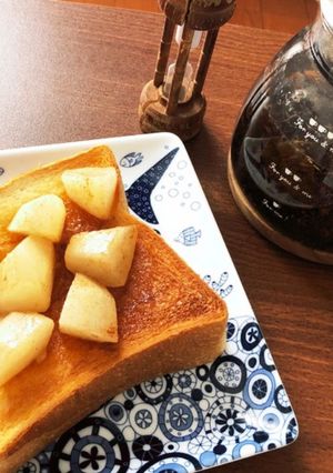 梨シナモントースト-レシピのメイン写真