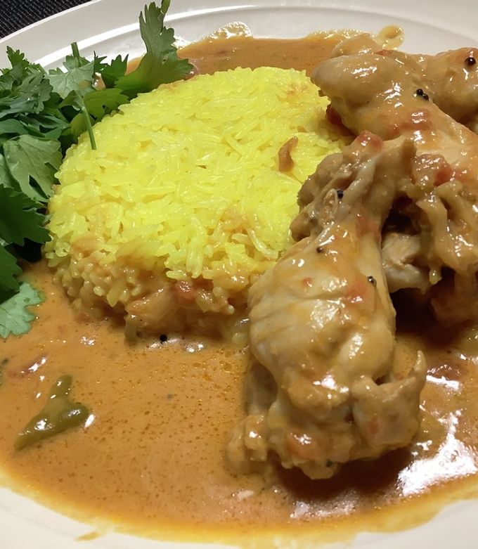 ココナッツチキンカレー南インド風 by きのこや 【クックパッド】 簡単