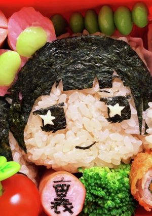 キャラ弁鬼滅の刃のカナヲ-レシピのメイン写真