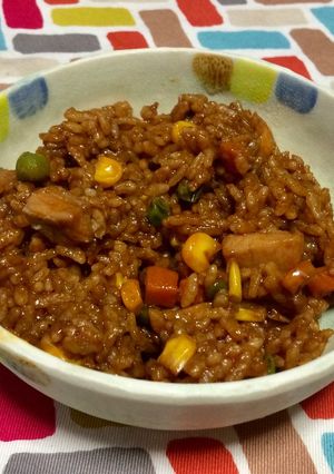 超簡単☆背徳のダッカルビ炒飯♪♪-レシピのメイン写真