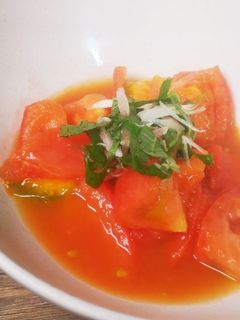 トマトの簡単スープサラダ-レシピのメイン写真