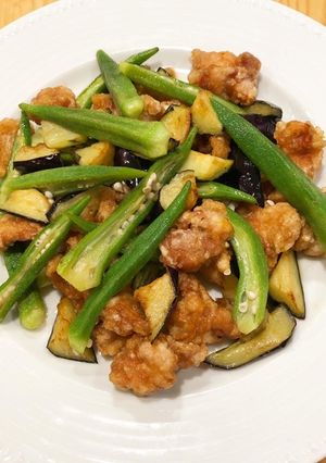 簡単！！☆おいしい☆夏野菜と鶏肉炒め-レシピのメイン写真