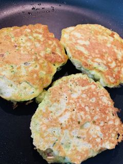 ズッキーニりんごバナナパンケーキ-レシピのメイン写真