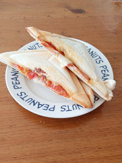 ホットサンド(ハムたまご・トマトチーズ)-レシピのメイン写真