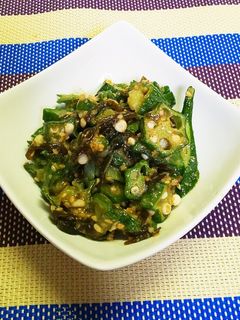 オクラと塩昆布のナムル-レシピのメイン写真