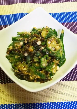 オクラと塩昆布のナムル-レシピのメイン写真