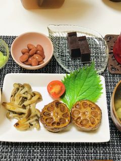 たこ飯・れんこん挟み焼きつくねで夕飯献立-レシピのメイン写真