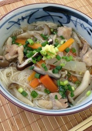 根菜ときのこのあったかにゅうめん-レシピのメイン写真