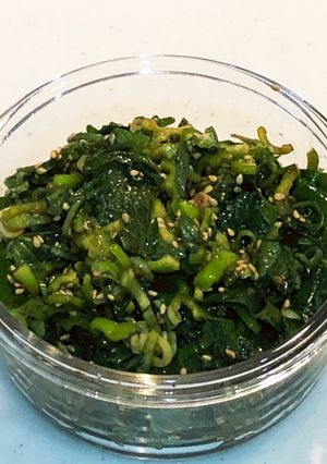 ピリ辛！大葉と福耳唐辛子の醤油漬け-レシピのメイン写真