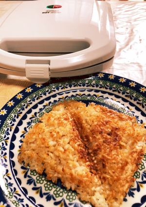 ホットサンド焼き焼きおにぎり♩-レシピのメイン写真