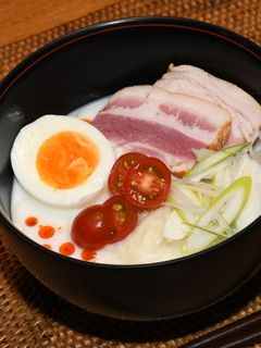 簡単!冷やし豚骨風そーめん-レシピのメイン写真