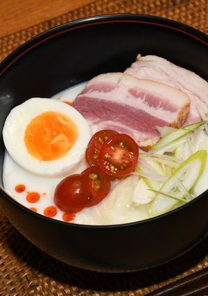 簡単！冷やし豚骨風そーめん-レシピのメイン写真