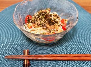半田素麺を鯖缶トマト大葉で簡単さっぱり麺-レシピのメイン写真