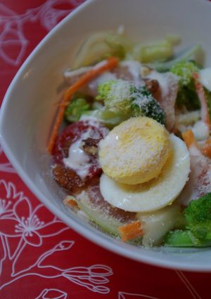 私のカンパーニュ風サラダ-レシピのメイン写真