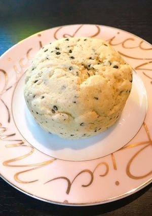 レンジでオオバコを使ったおから蒸しパン-レシピのメイン写真
