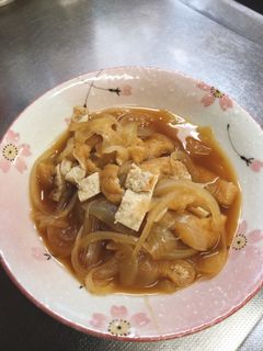 玉ねぎと油揚げの煮物-レシピのメイン写真