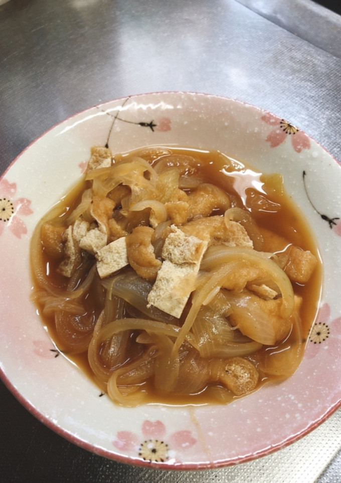 玉ねぎと油揚げの煮物-レシピのメイン写真