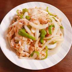 รูปของ 豚バラとピーマンの味噌炒め