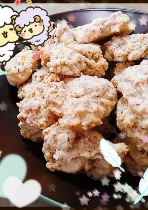 マクロビ☆ごまとアーモンドの塩クッキー-レシピのメイン写真