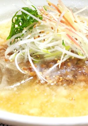 薬味と肉そぼろのダシ汁ごはん(温or冷)-レシピのメイン写真