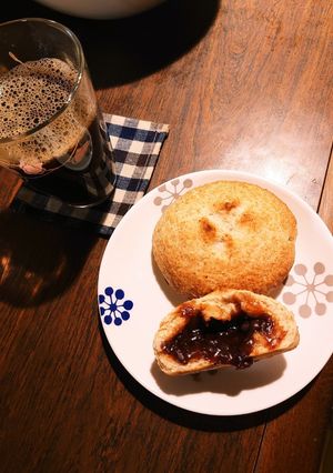 低糖質粒餡パン♡♡全粒粉で♡♡-レシピのメイン写真
