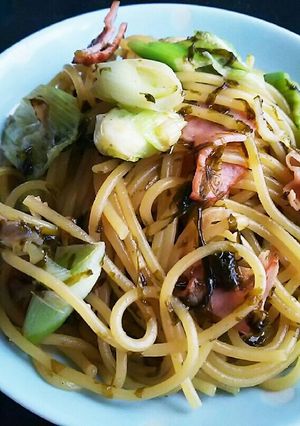 海苔の佃煮大量消費のパスタ-レシピのメイン写真