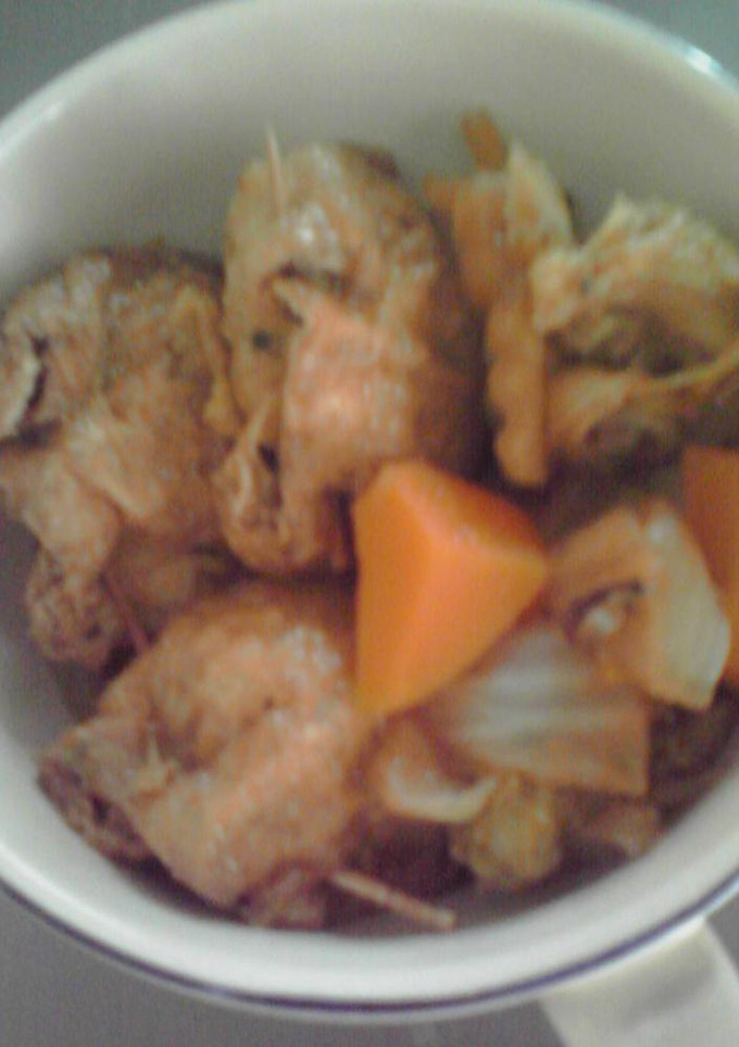 白菜と油揚げの袋煮-レシピのメイン写真