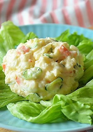煮詰めみりんのぽってり甘いポテトサラダ♪-レシピのメイン写真